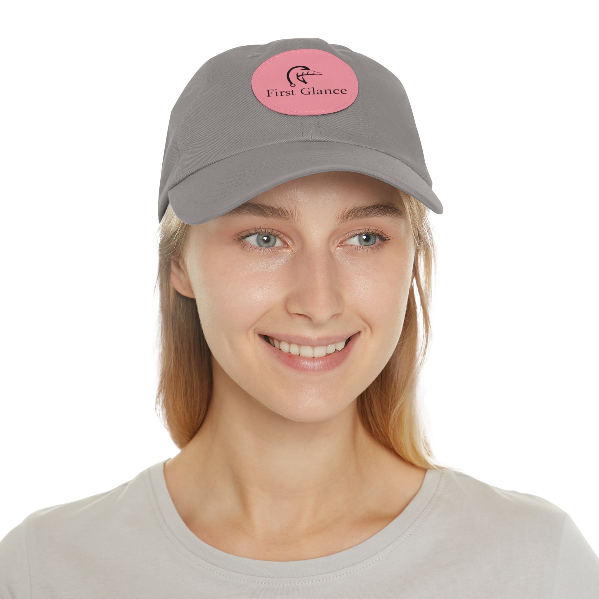 Leather Patch Dad Hat - First Glance