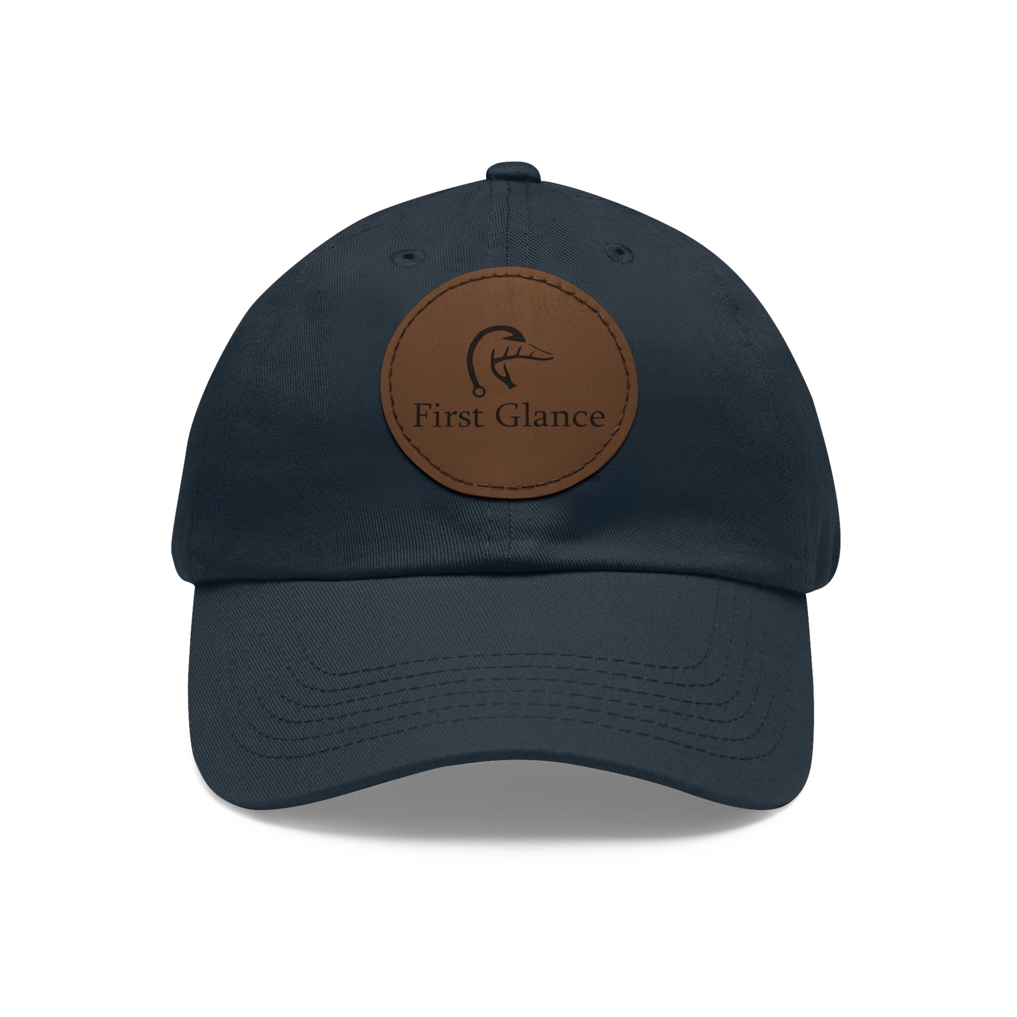 Leather Patch Dad Hat - First Glance