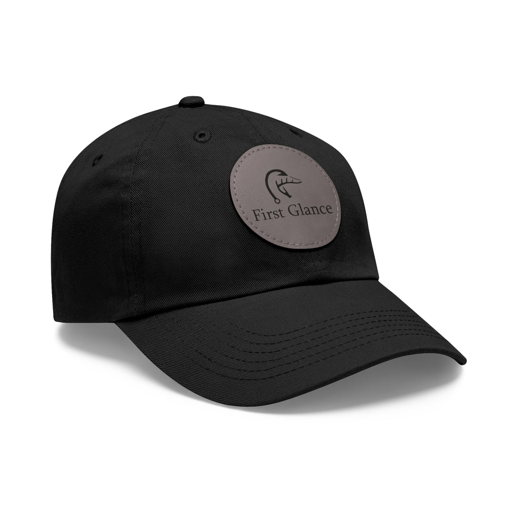 Leather Patch Dad Hat - First Glance