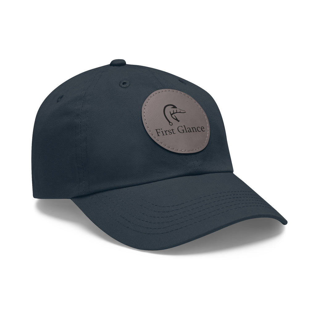 Leather Patch Dad Hat - First Glance