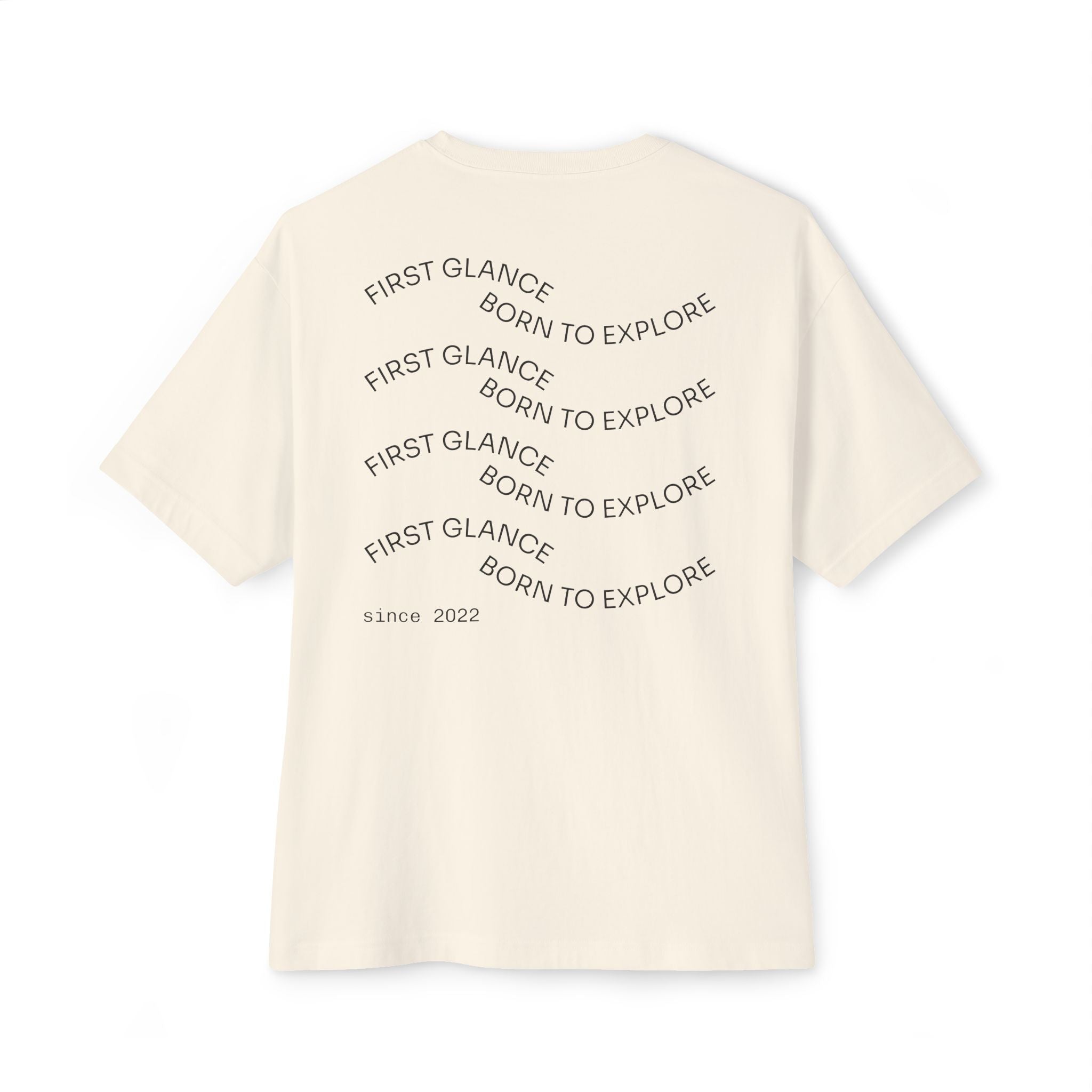 The Wave Graphic Tee — Pastel Pink Oversized Boxy Shirt