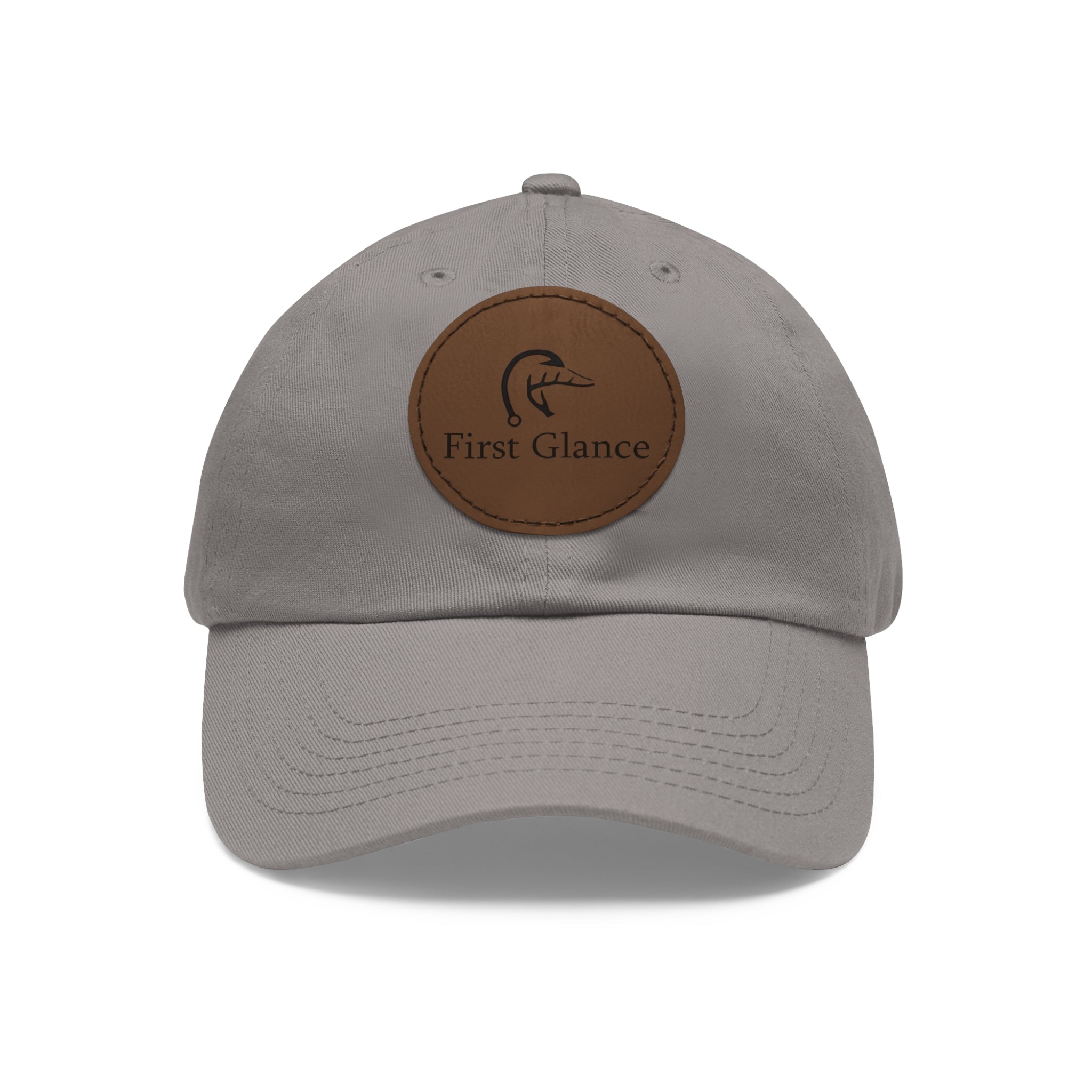 Leather Patch Dad Hat - First Glance