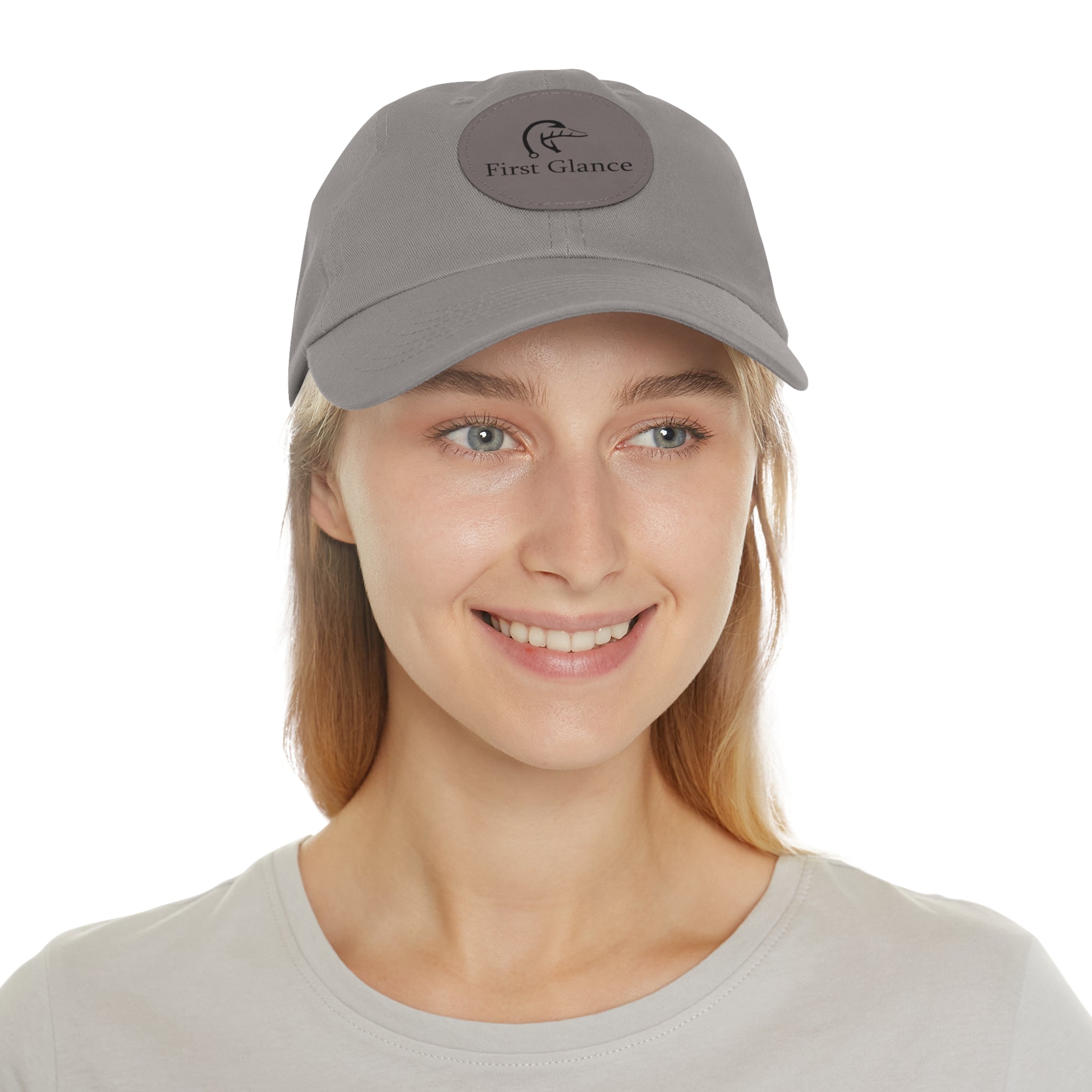 Leather Patch Dad Hat - First Glance
