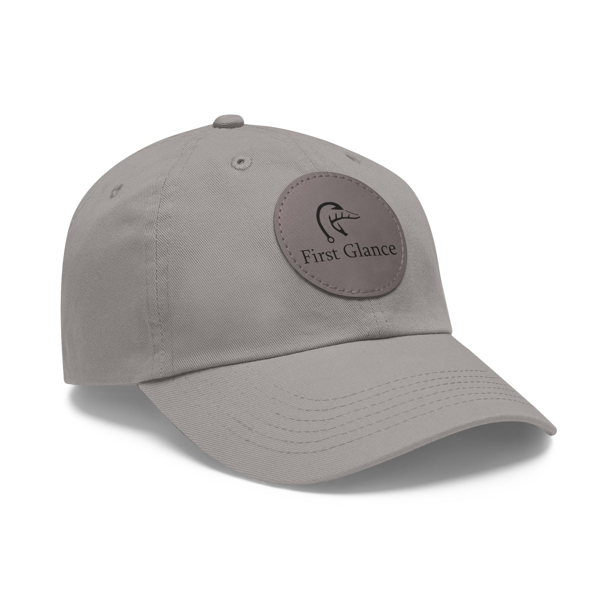 Leather Patch Dad Hat - First Glance