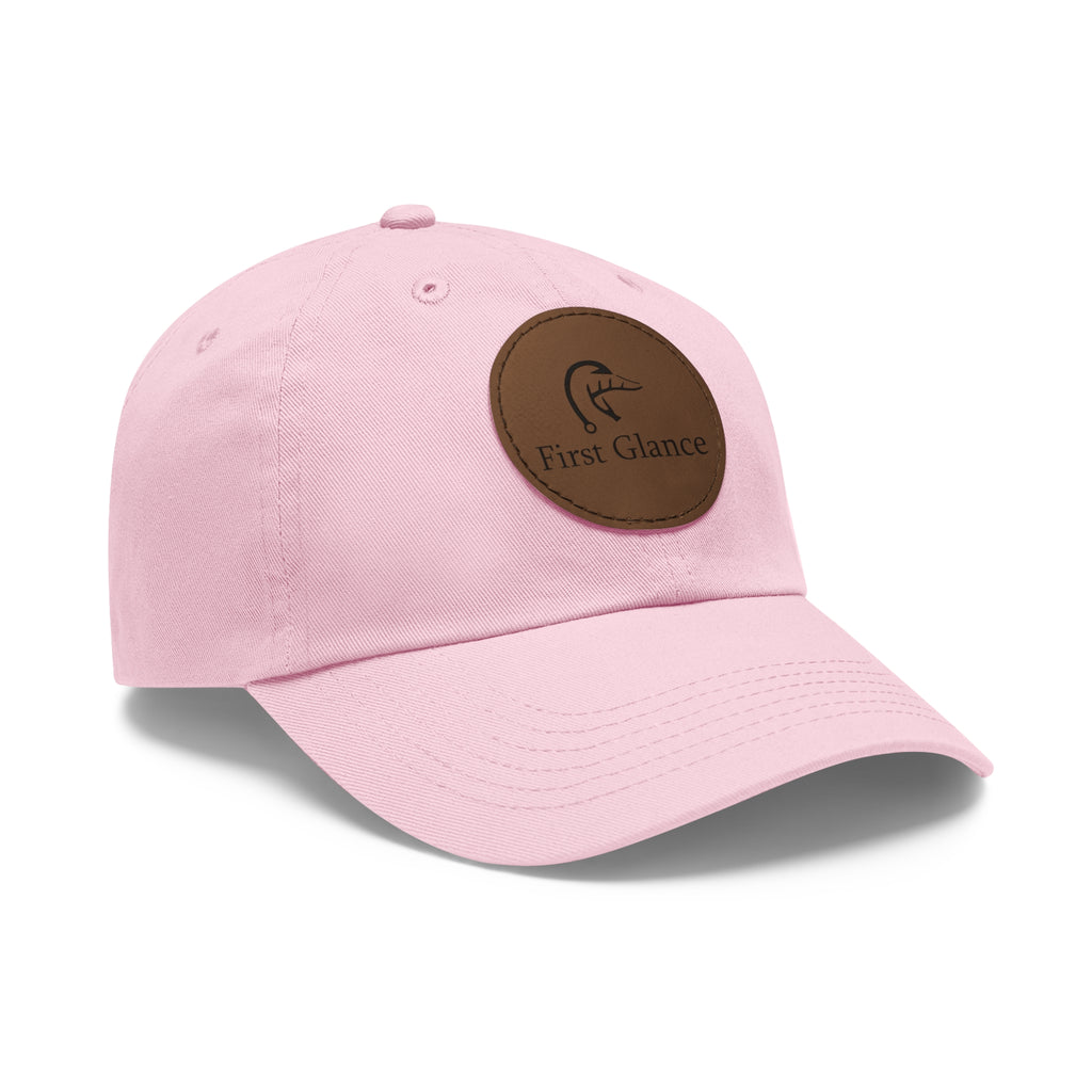 Leather Patch Dad Hat - First Glance