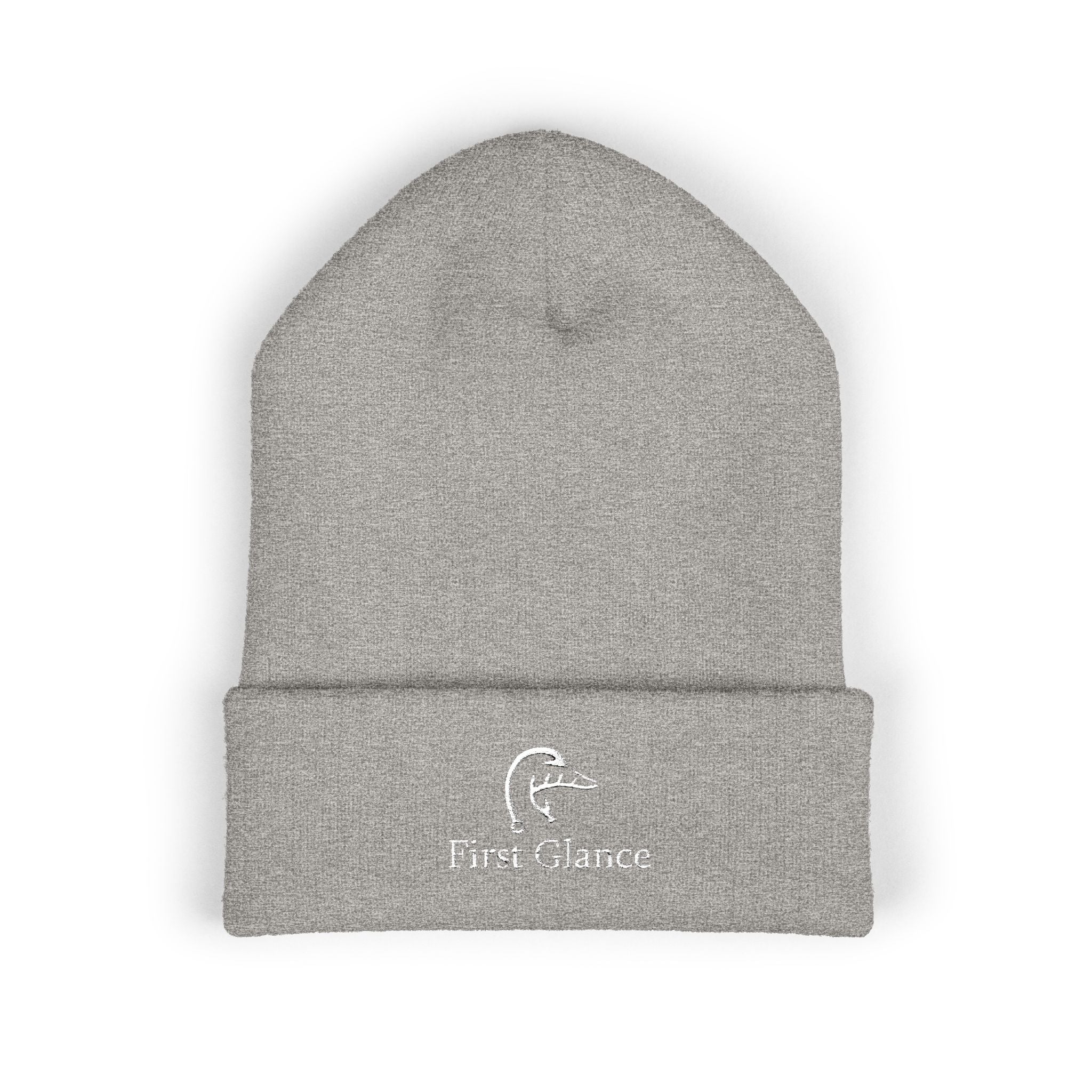Embroidered Classic Cuffed Beanie - Stylish Winter Accessory