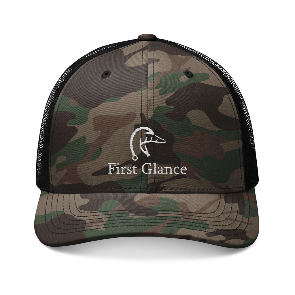 Camouflage Trucker Hat (Embroidery)