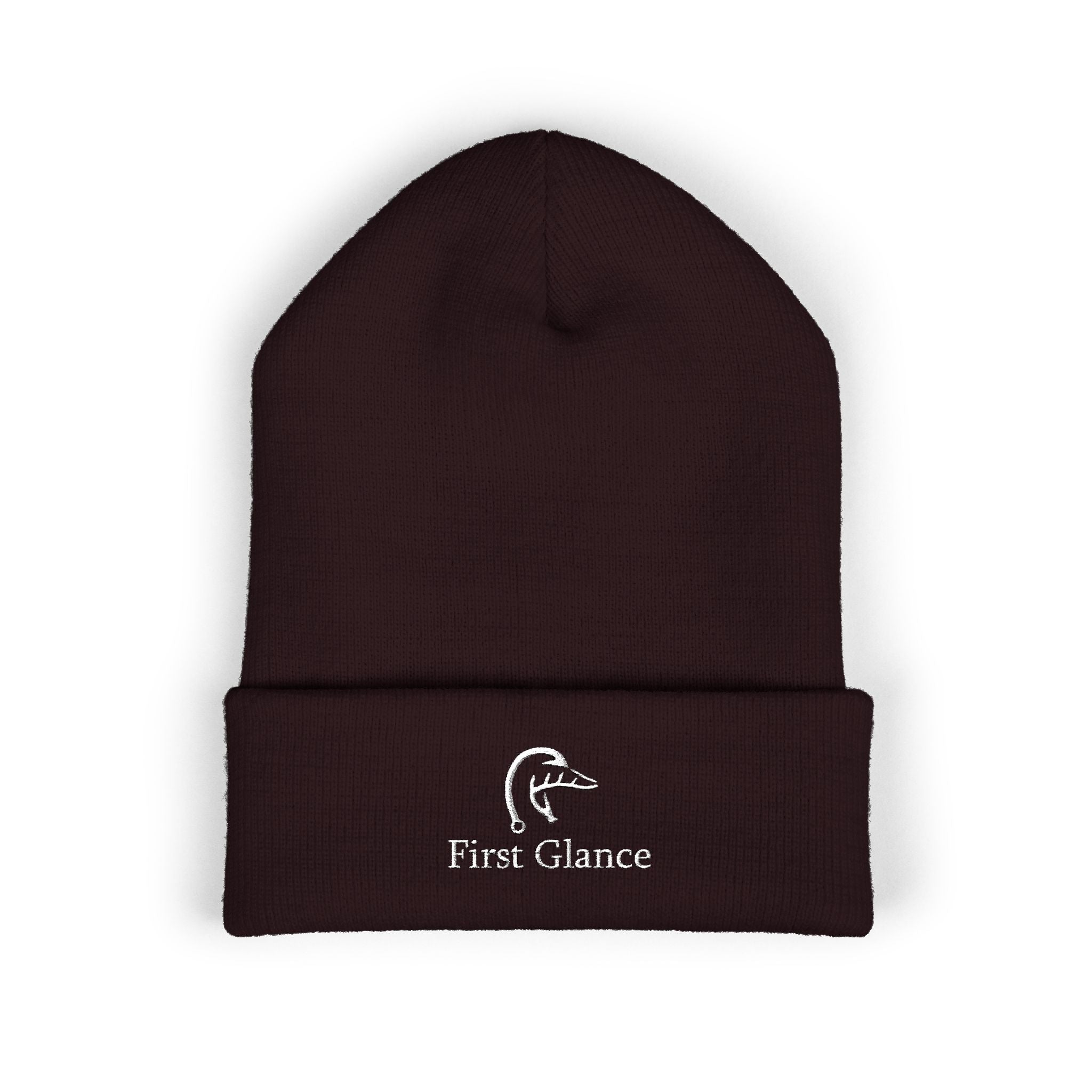 Embroidered Classic Cuffed Beanie - Stylish Winter Accessory