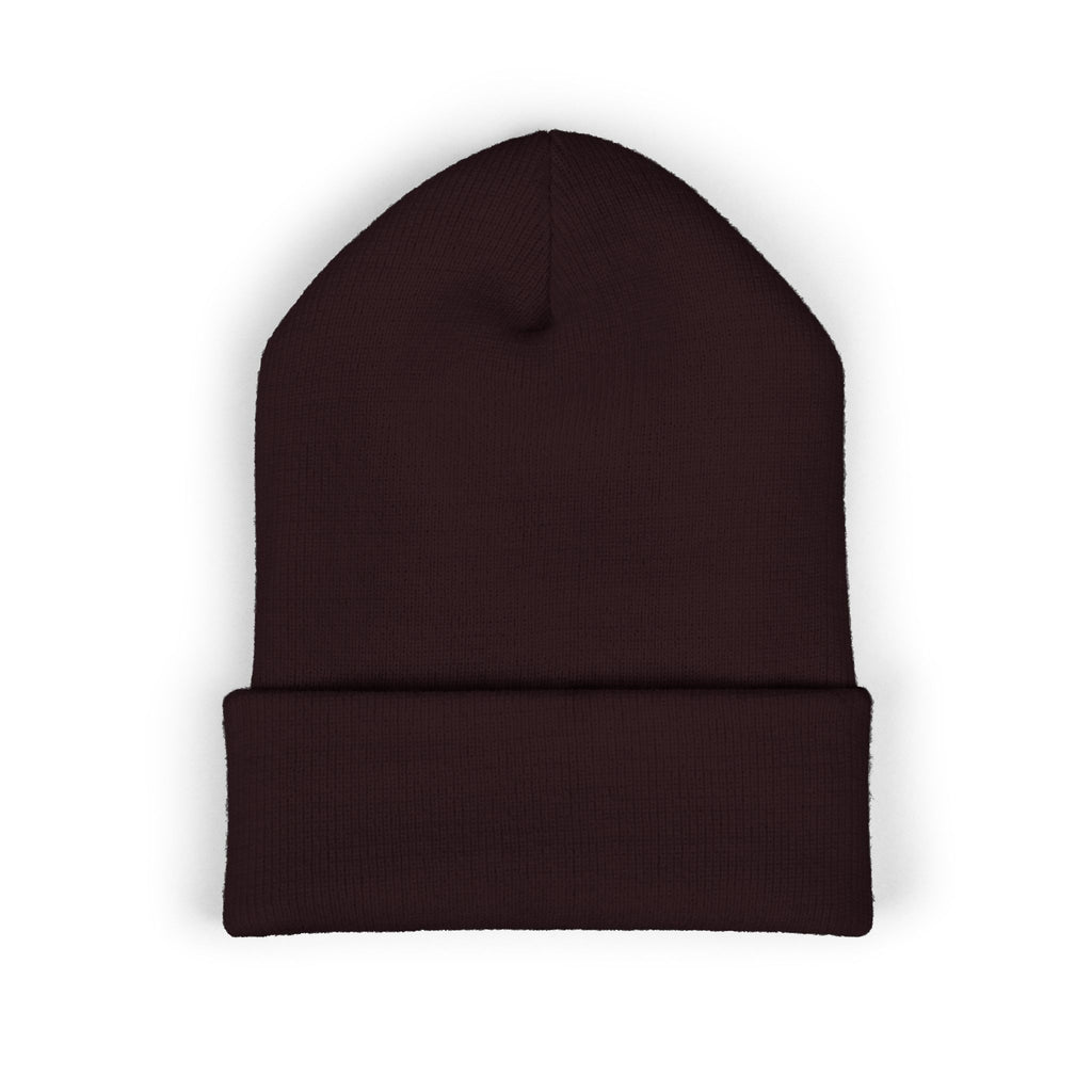 Embroidered Classic Cuffed Beanie - Stylish Winter Accessory