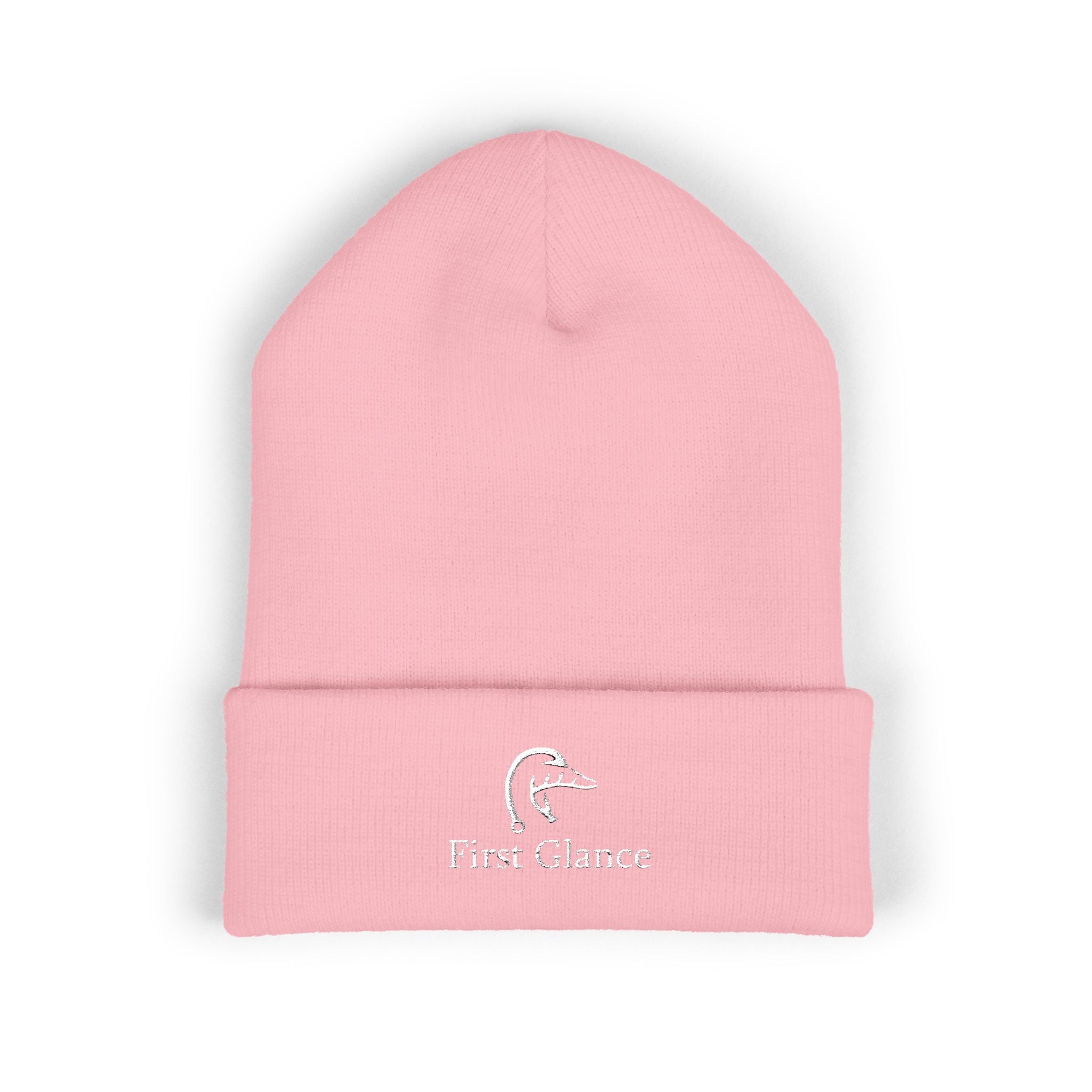 Embroidered Classic Cuffed Beanie - Stylish Winter Accessory
