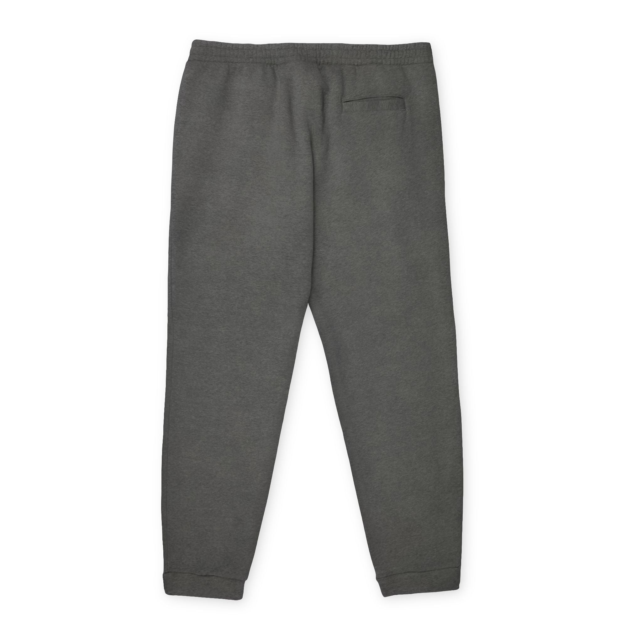 Adidas Fleece Joggers — Charcoal Casual Sweatpants with Small Logo