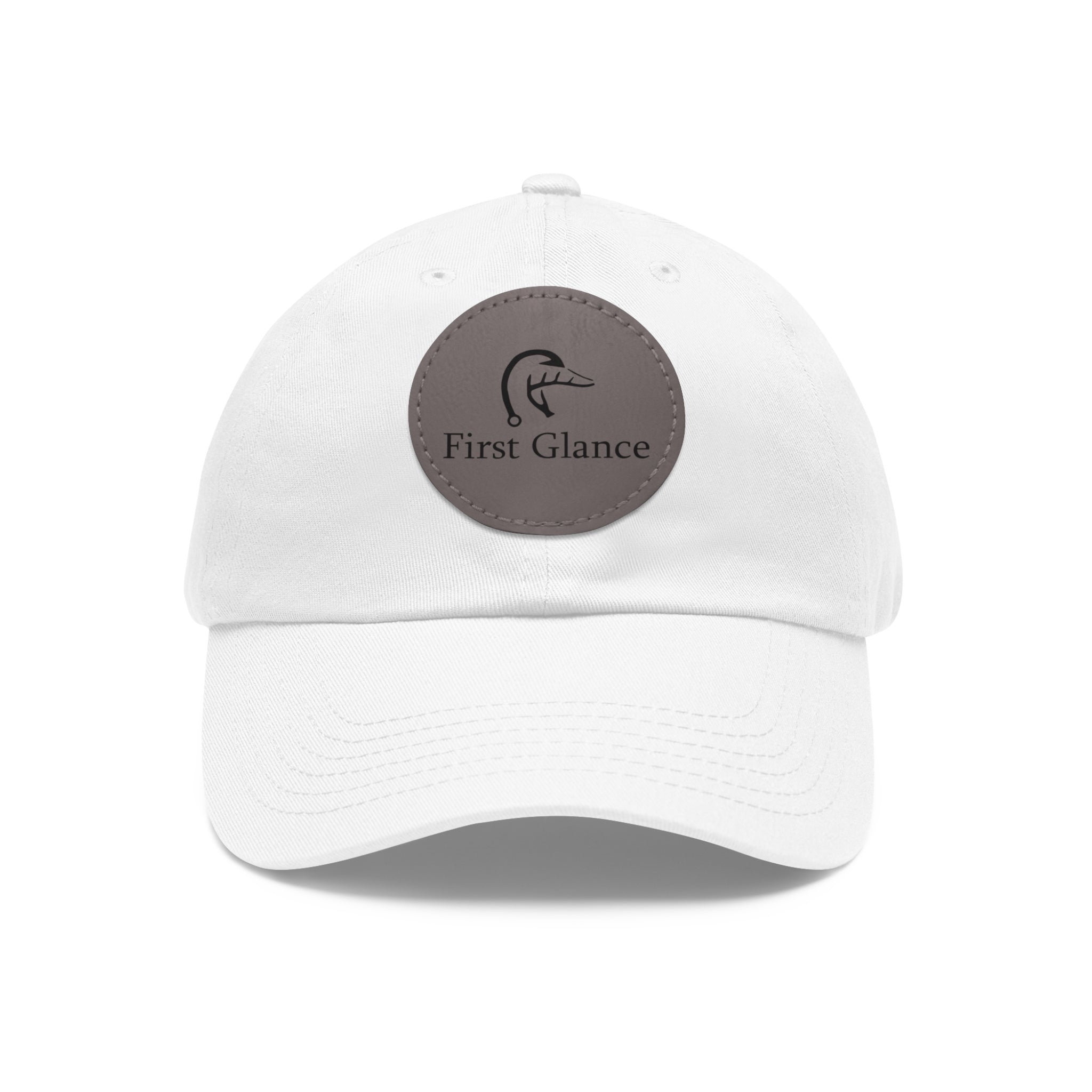 Leather Patch Dad Hat - First Glance