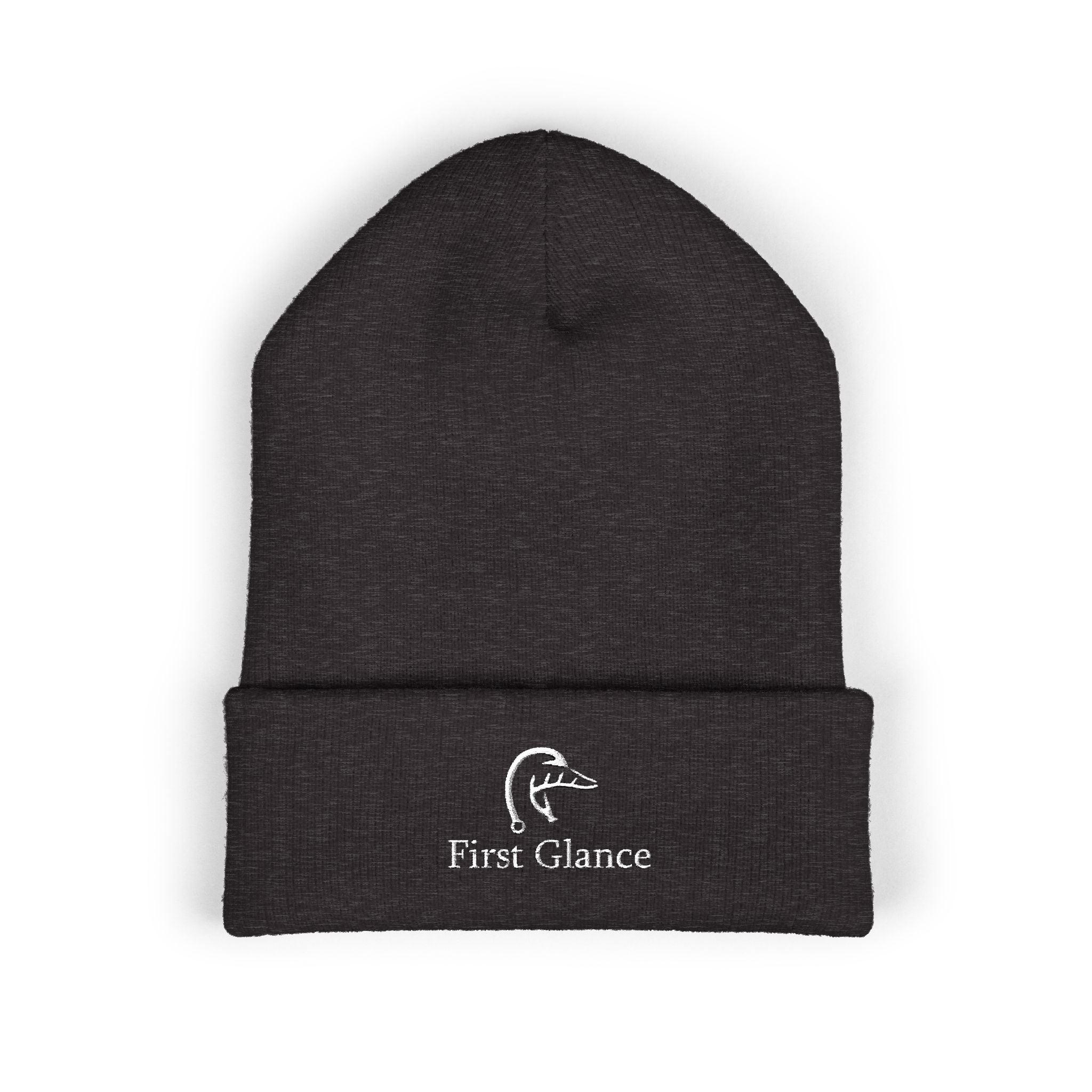 Embroidered Classic Cuffed Beanie - Stylish Winter Accessory