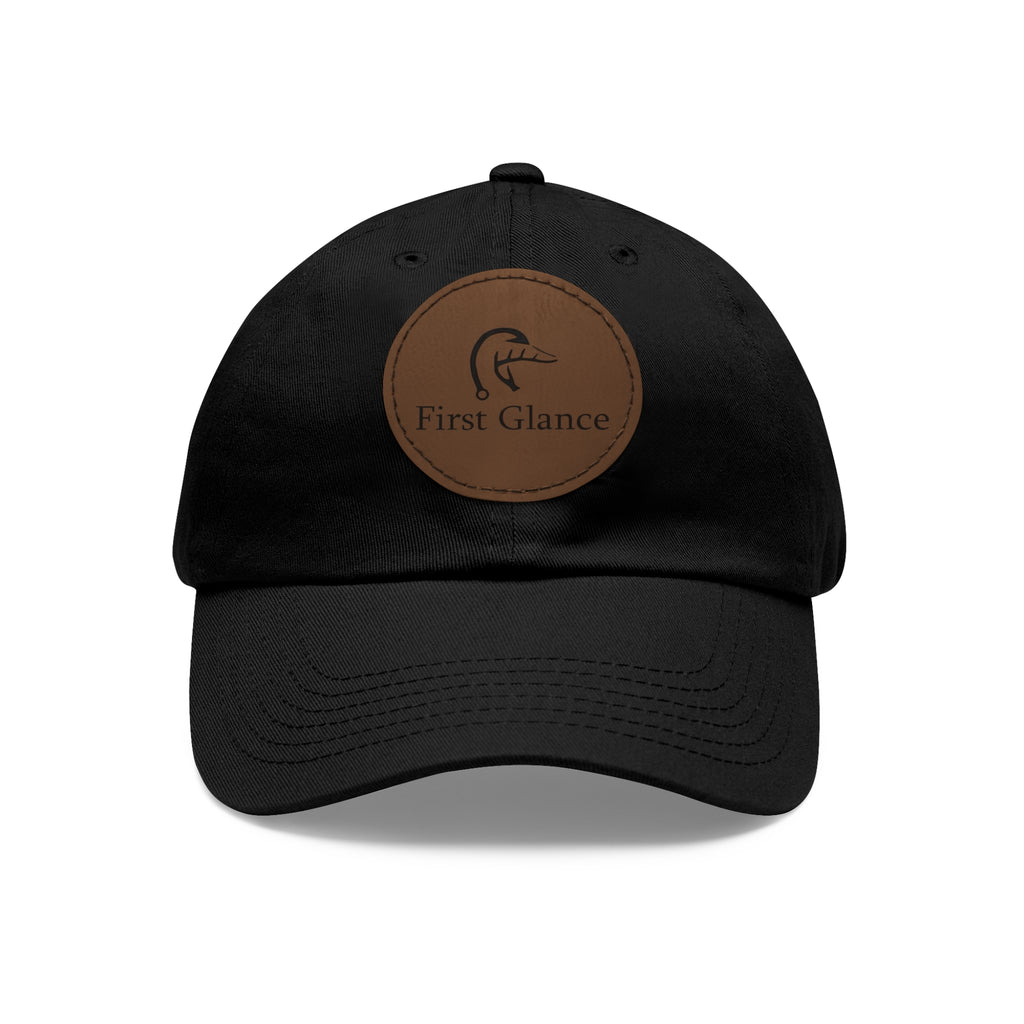 Leather Patch Dad Hat - First Glance