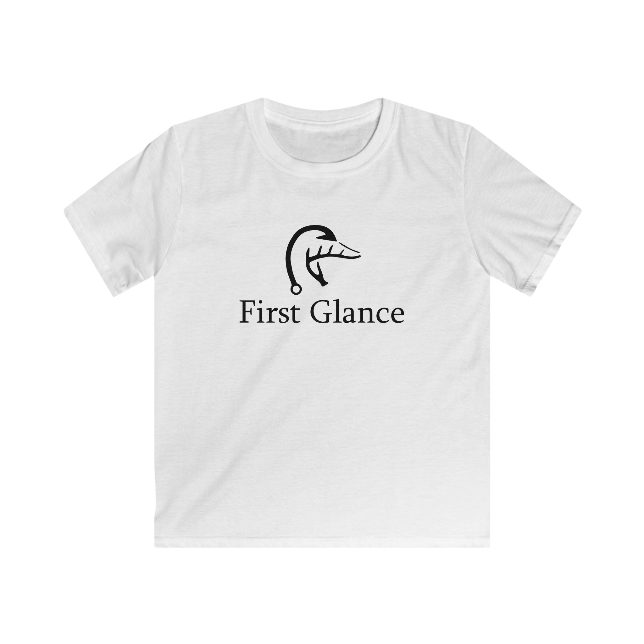 Kids First Glance Tee - Softstyle Cotton Shirt for Young Explorers