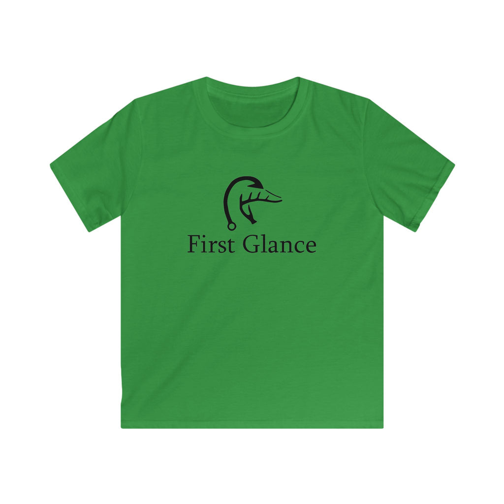 Kids First Glance Tee - Softstyle Cotton Shirt for Young Explorers