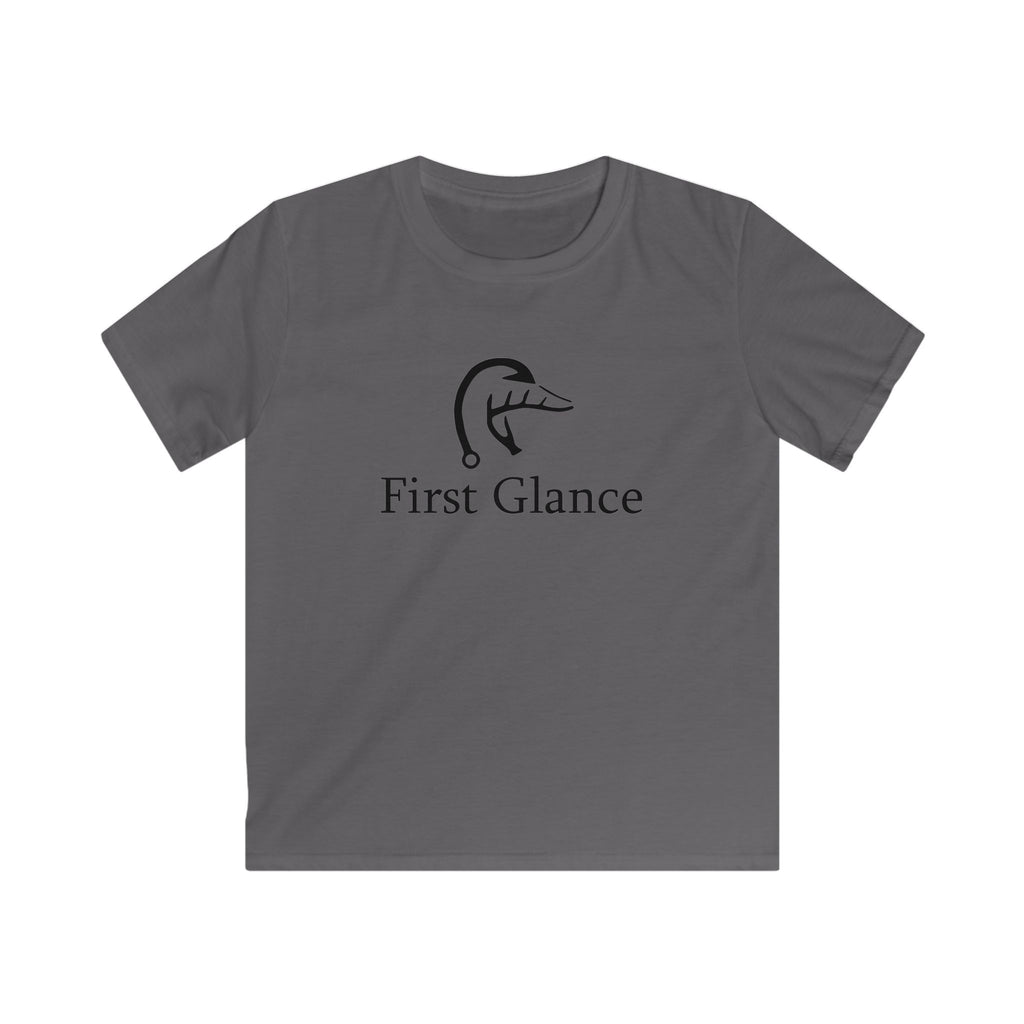 Kids First Glance Tee - Softstyle Cotton Shirt for Young Explorers