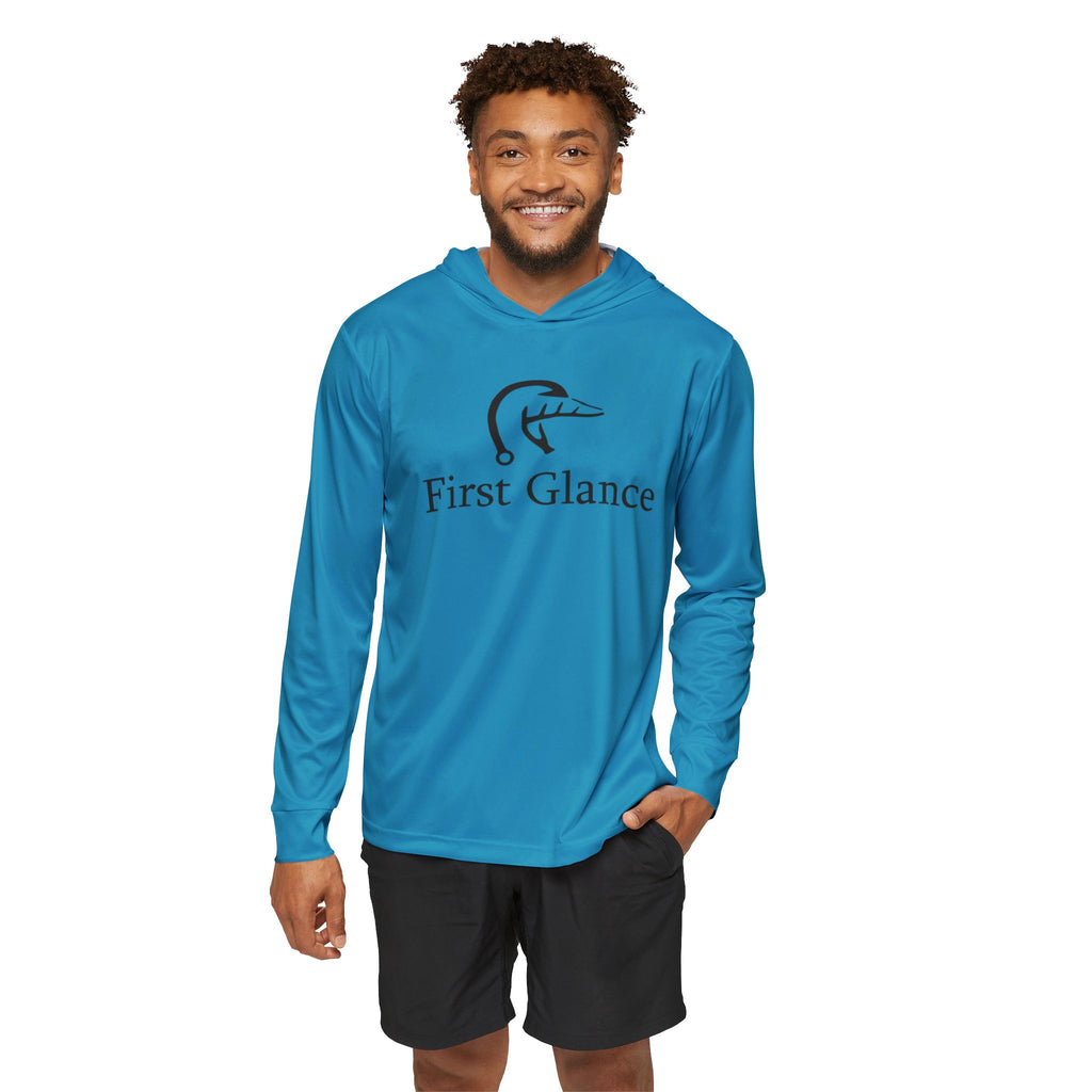 Men's Sports Performance Hoodie - First Glance Design