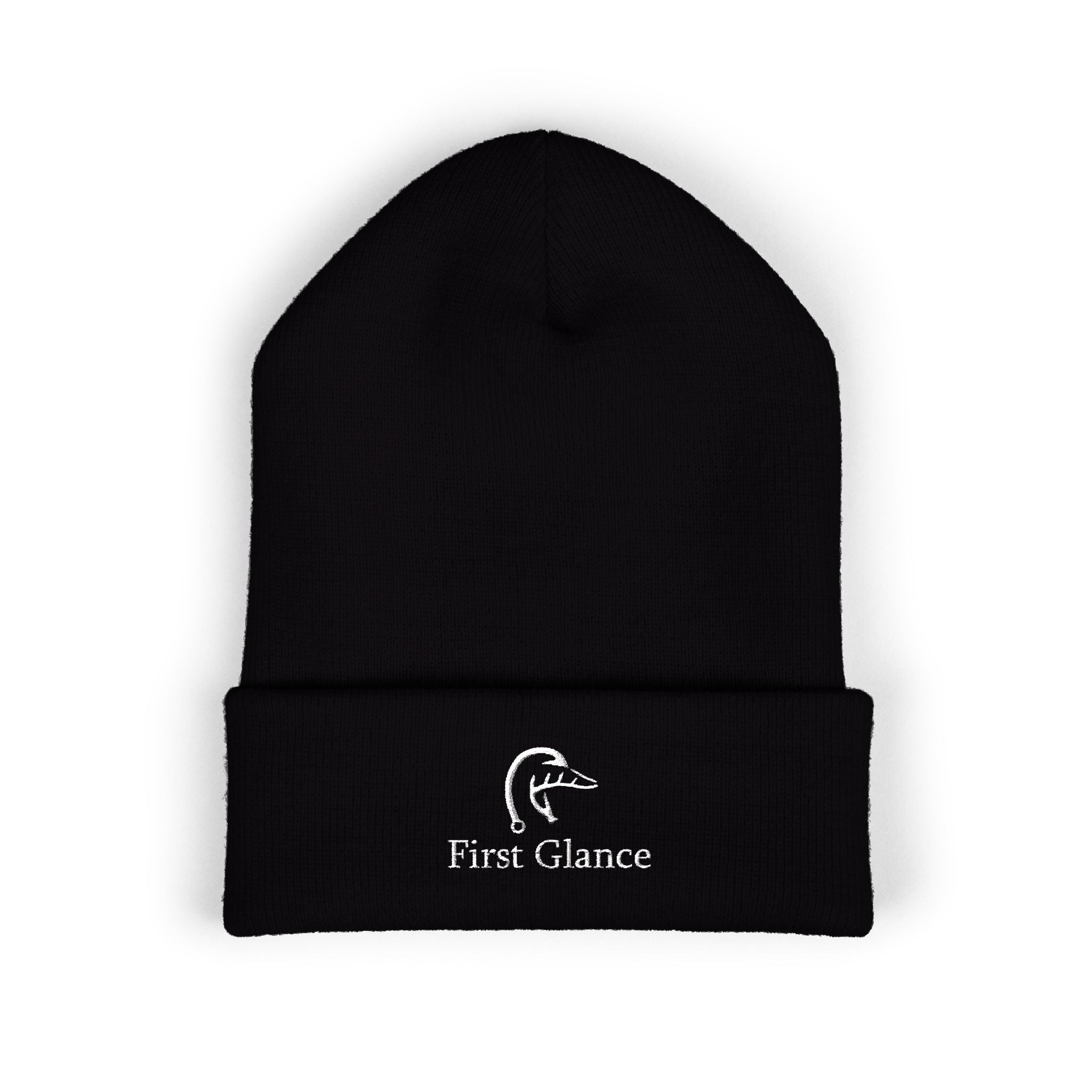Embroidered Classic Cuffed Beanie - Stylish Winter Accessory