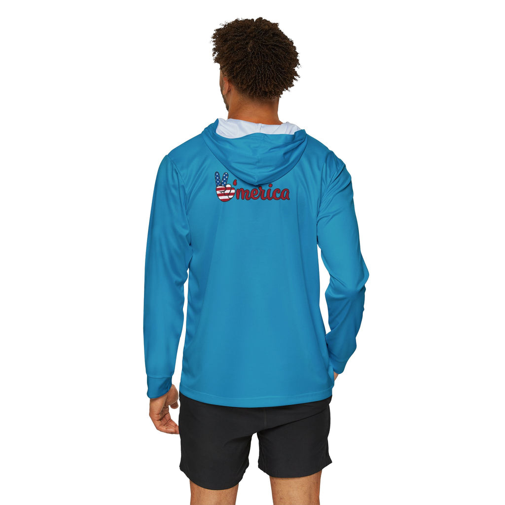 Men's Sports Performance Hoodie - First Glance Design