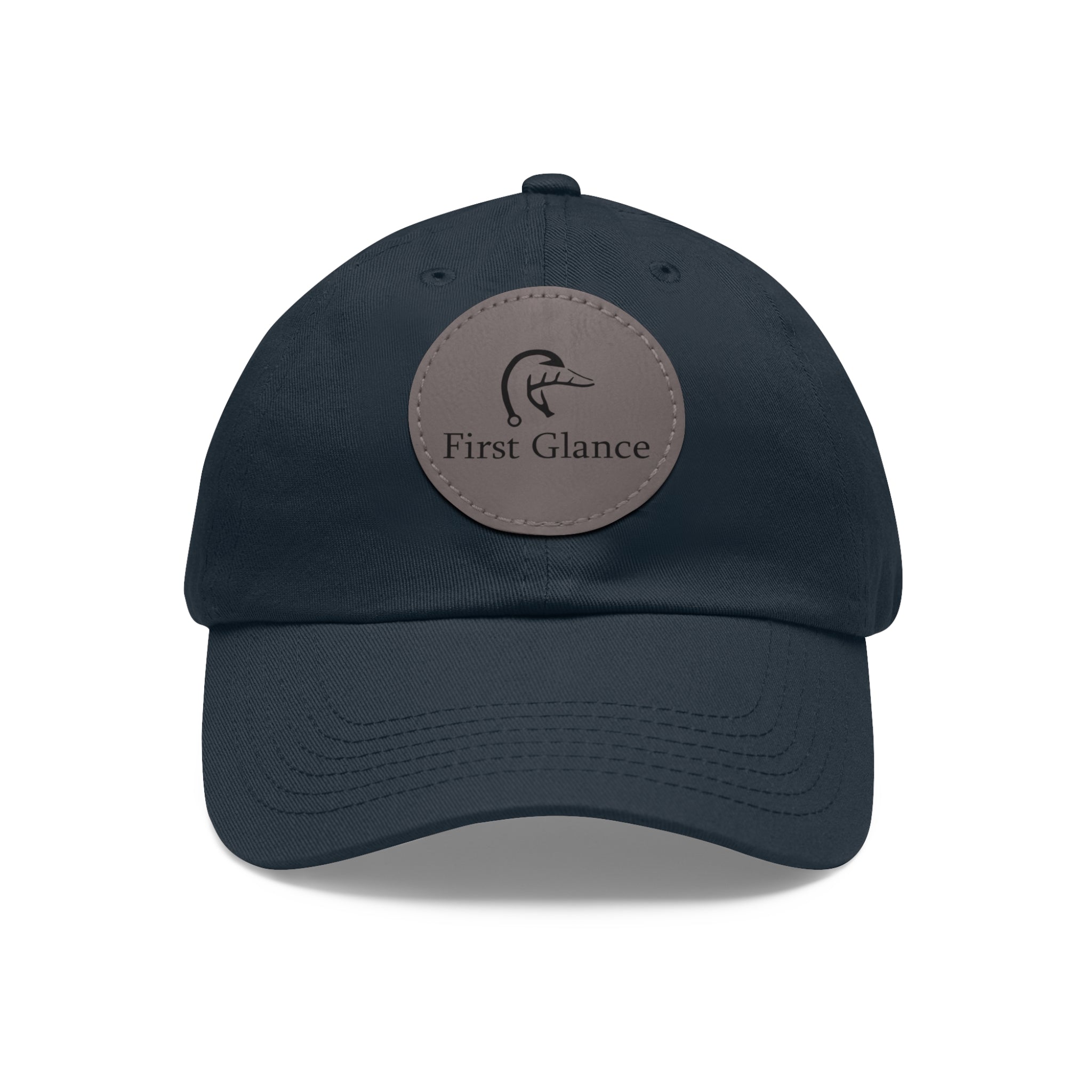 Leather Patch Dad Hat - First Glance
