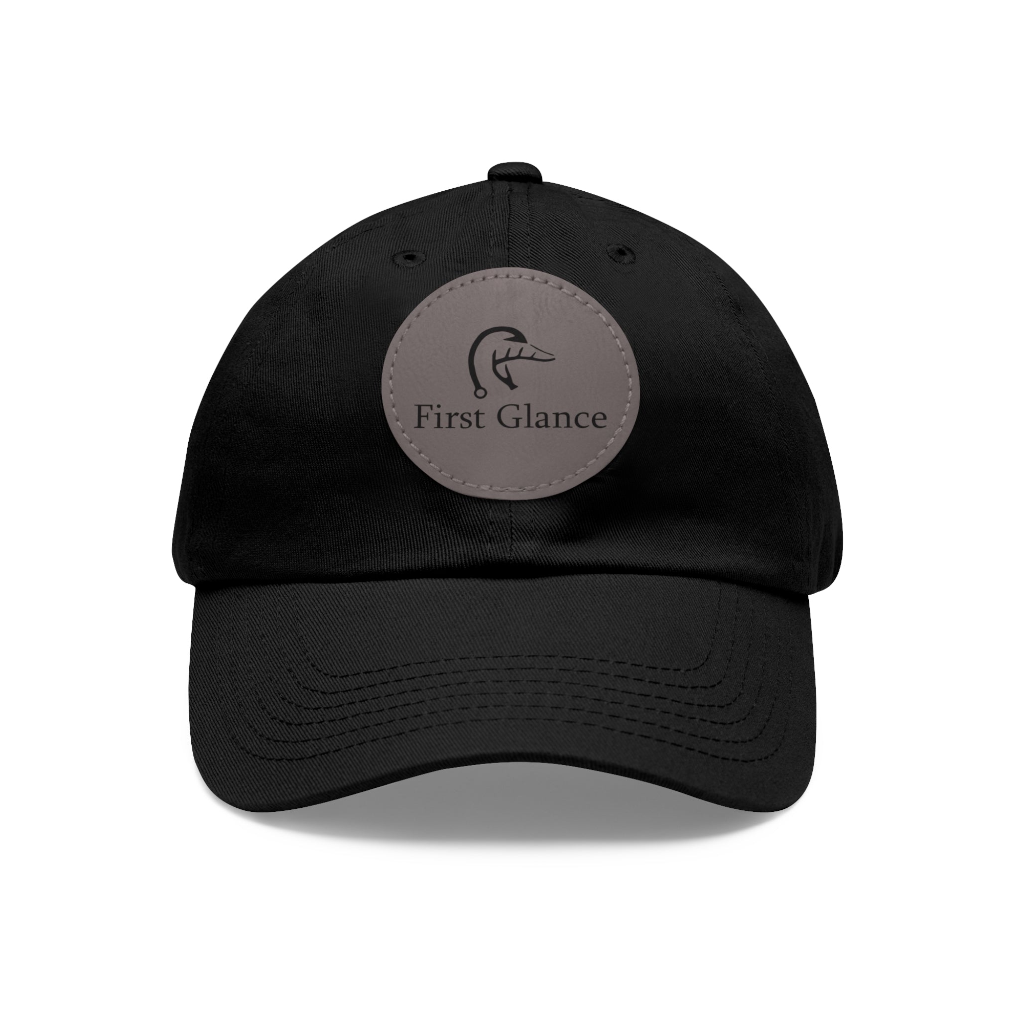 Leather Patch Dad Hat - First Glance