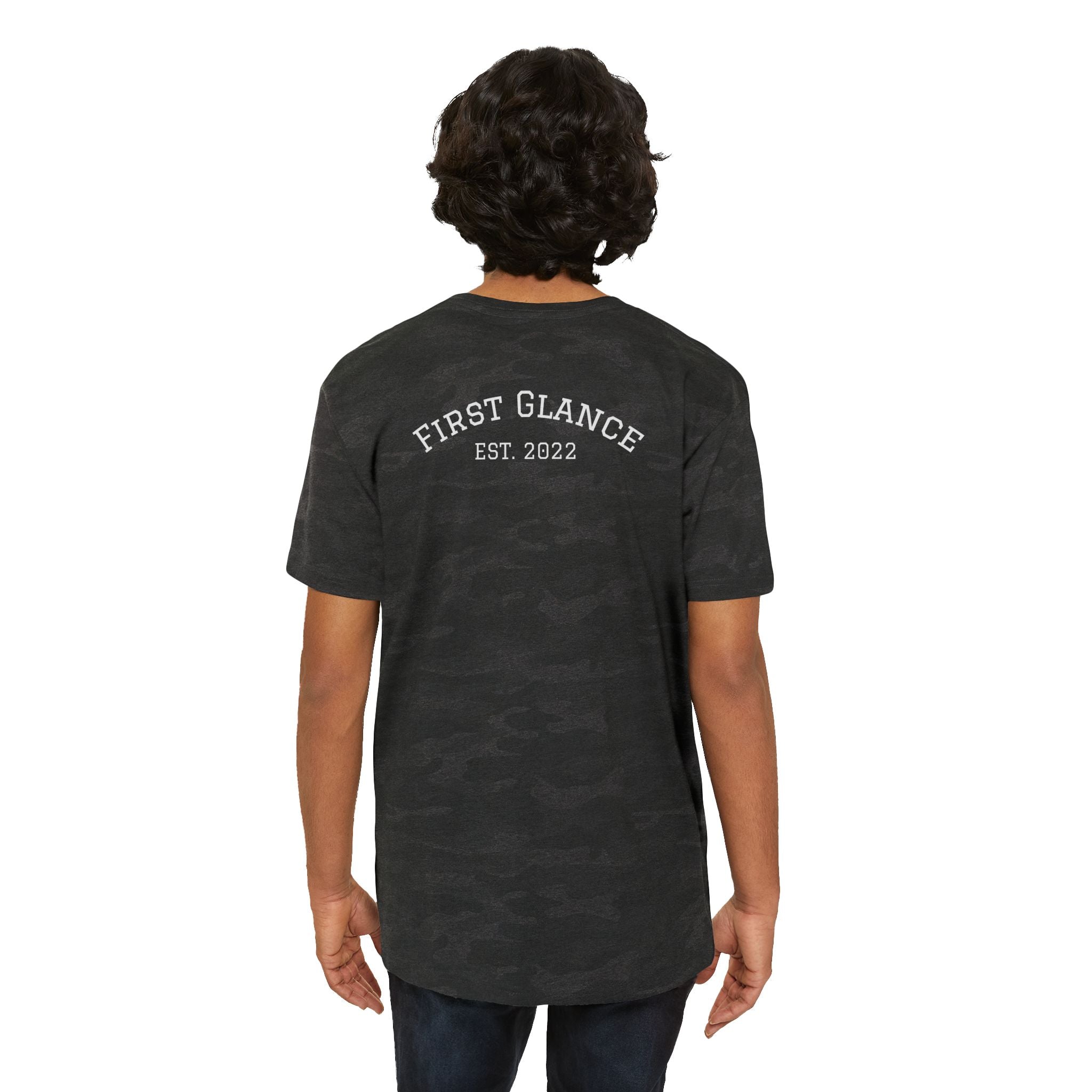 Trendy Men's Jersey Tee - 'First Glance' Leopard Print Shirt
