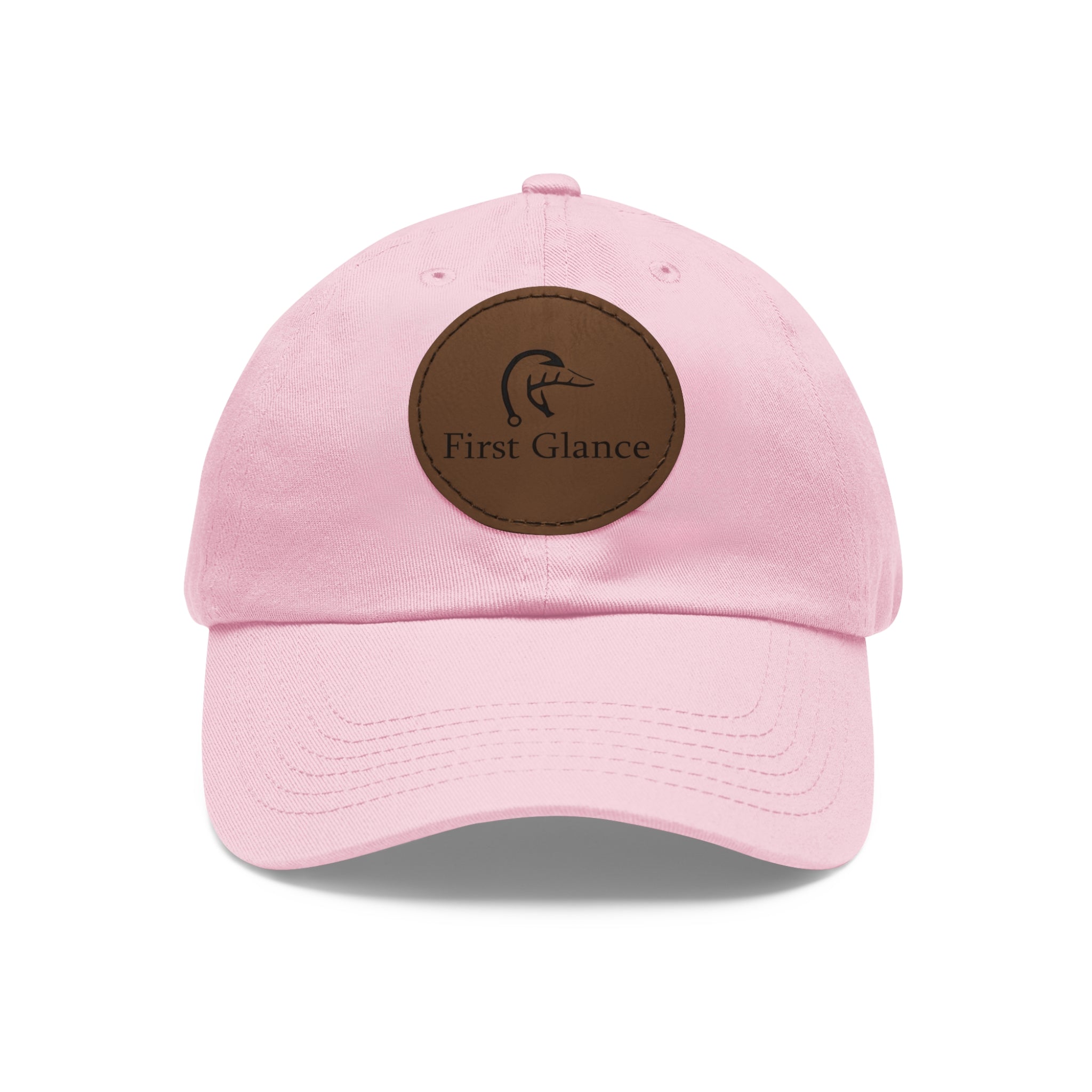 Leather Patch Dad Hat - First Glance