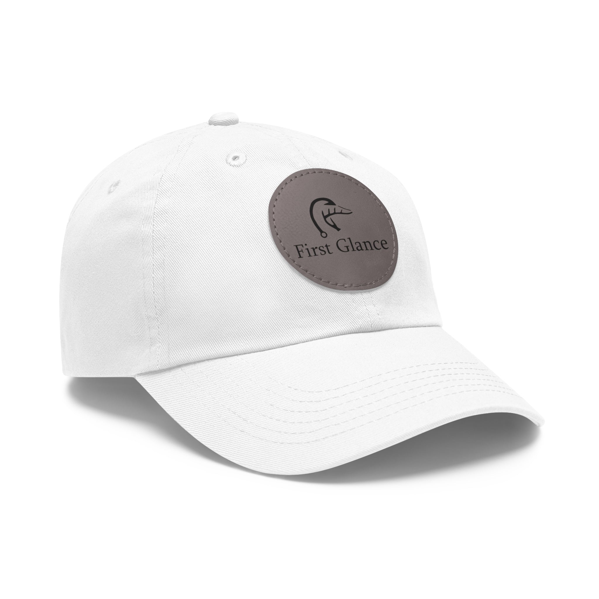 Leather Patch Dad Hat - First Glance