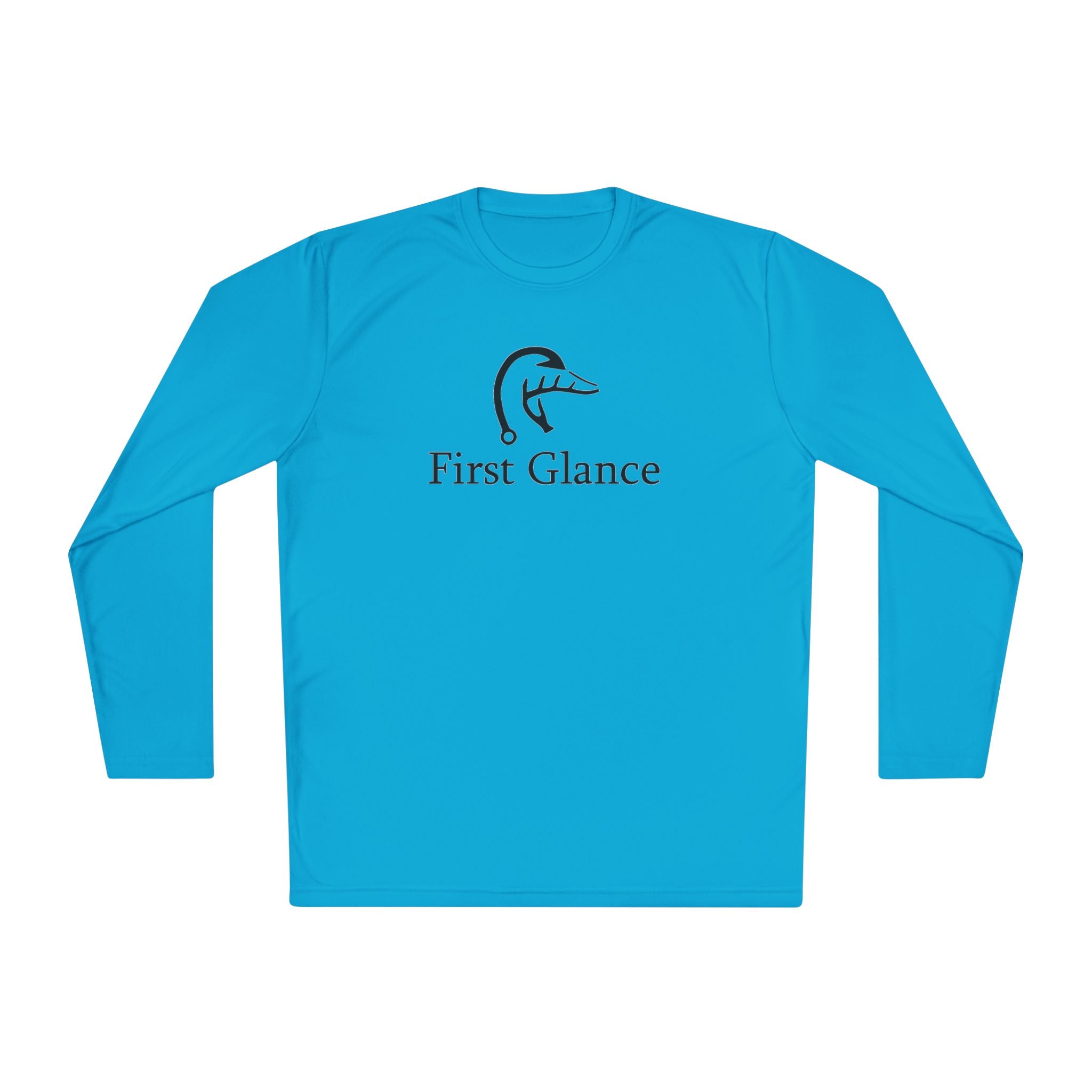 Chill Vibes Unisex Long Sleeve Tee - 'First Glance' Design with Sunset Palm Graphic