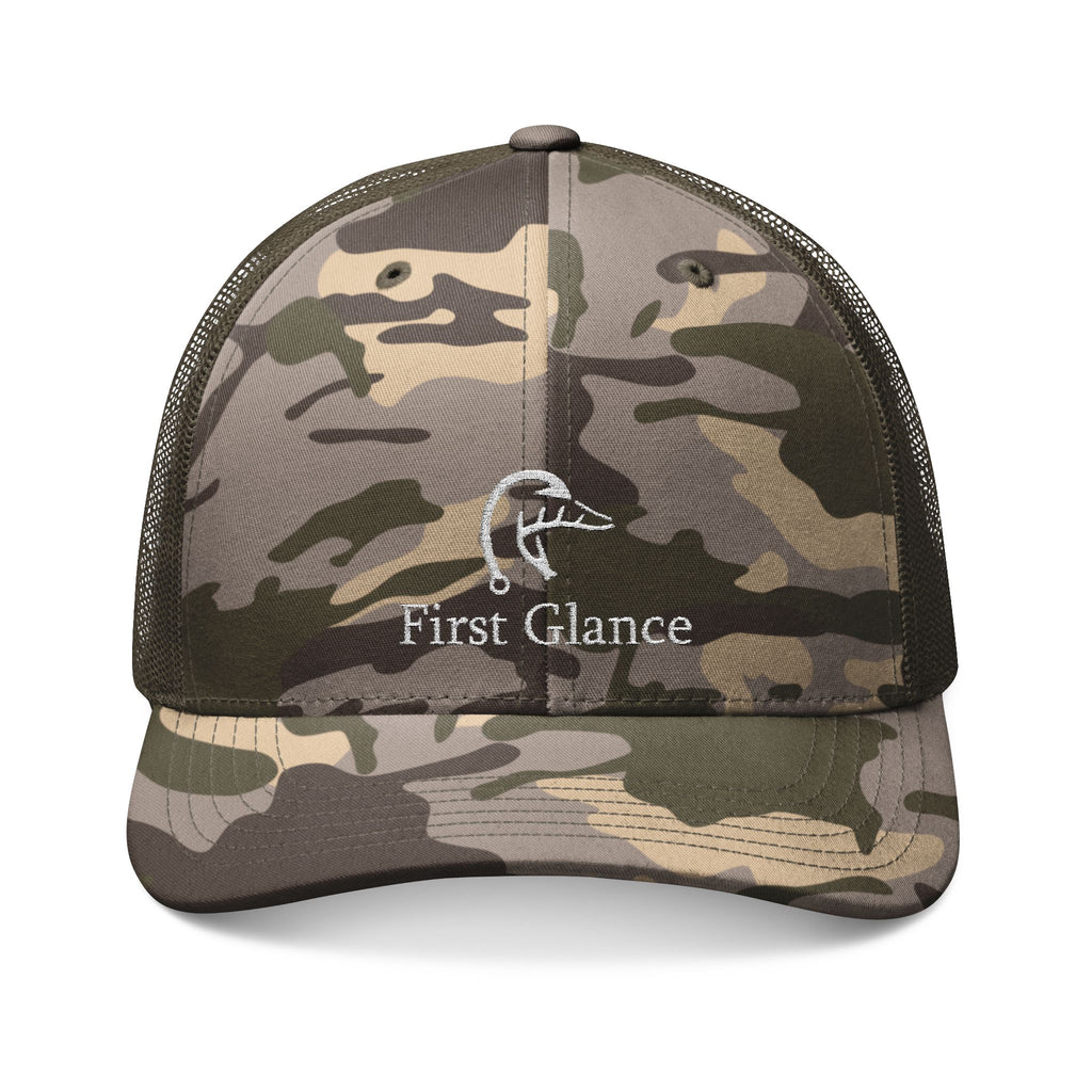 Camouflage Trucker Hat (Embroidery)