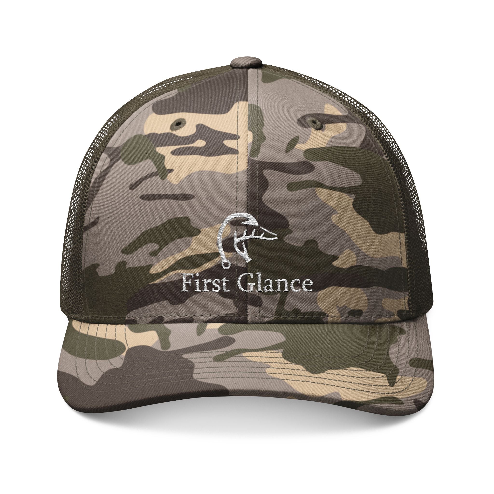 Camouflage Trucker Hat (Embroidery)