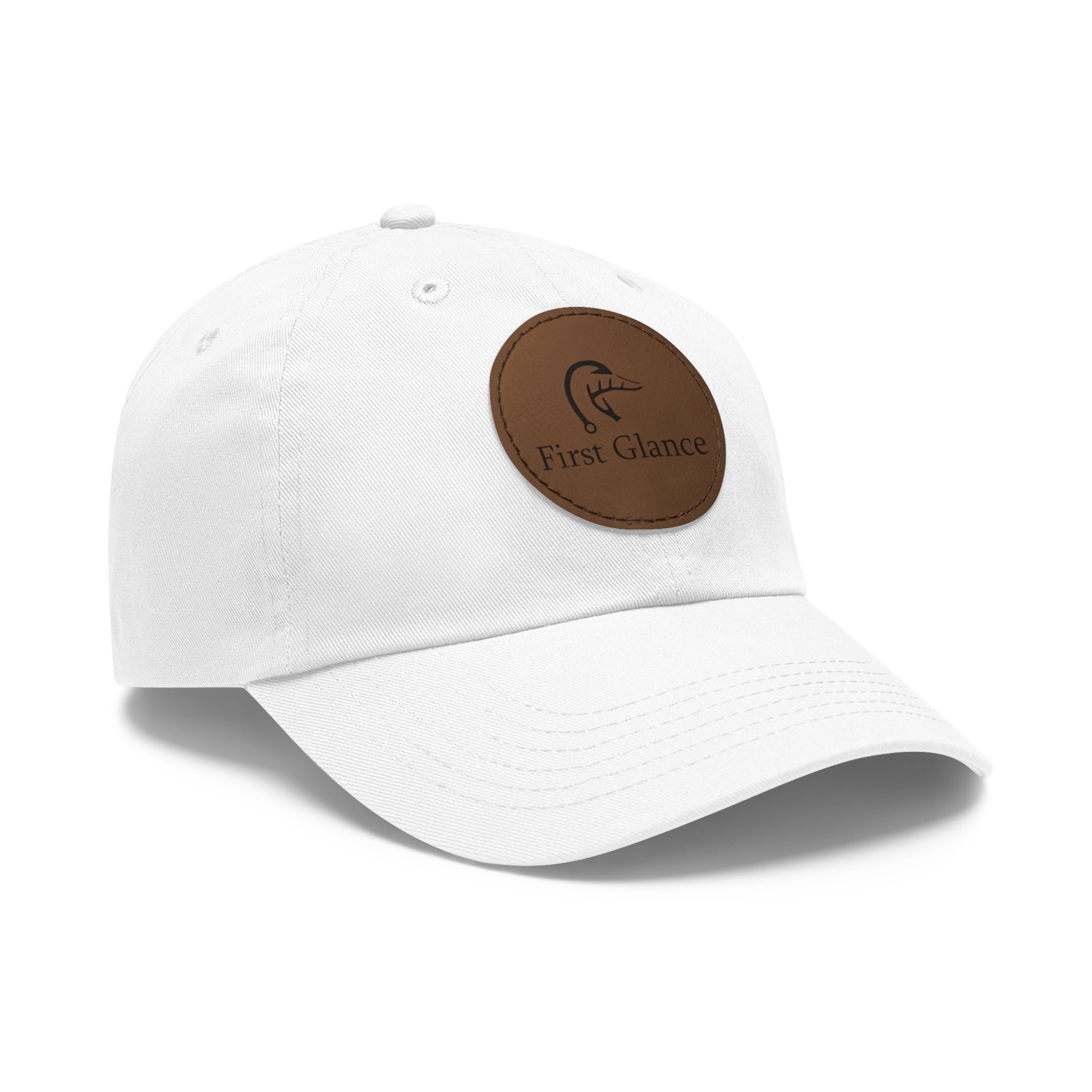 Leather Patch Dad Hat - First Glance