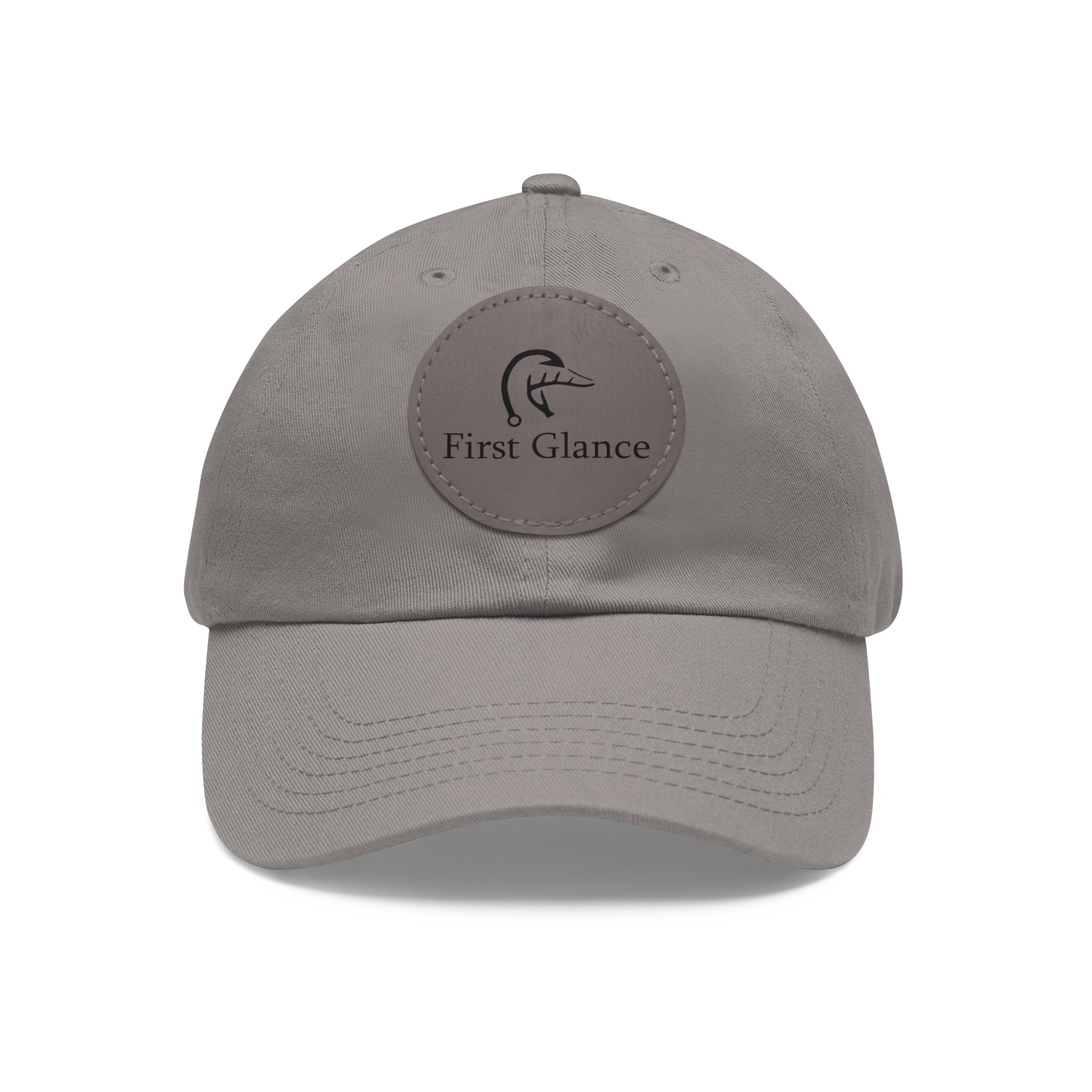 Leather Patch Dad Hat - First Glance