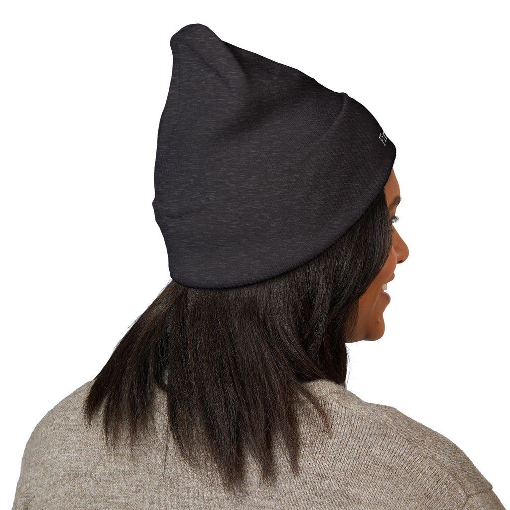 Embroidered Classic Cuffed Beanie - Stylish Winter Accessory